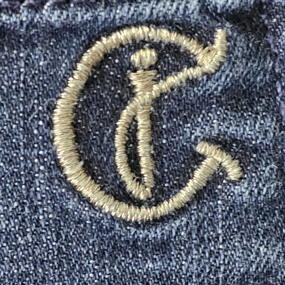 CJ by Cookie Johnson Cosmos Bootcut Denim Distressed Stretch Jeans Size 29 - Picture 6 of 15